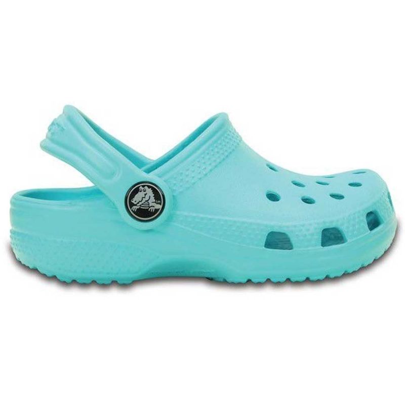 Crocs Kids Cayman Clog Pool UK 1 EUR 32-33 US J1 (10006-40M)